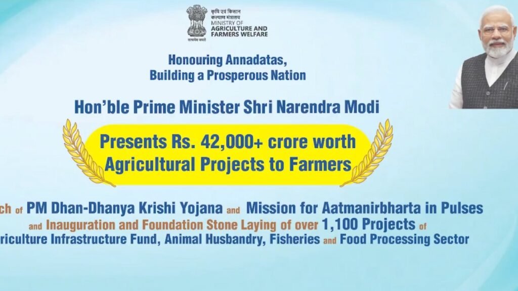 Prime Minister Dhan-Dhaanya Krishi Yojana