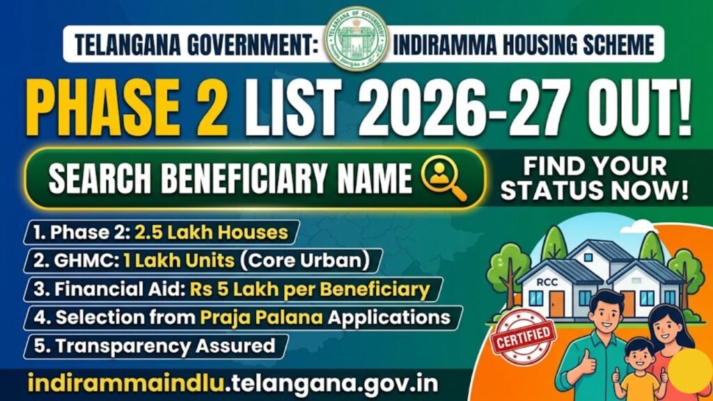 Indiramma Housing Phase 2 List