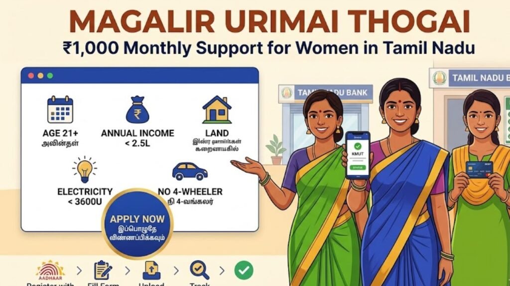magalir urimai thogai Apply Online